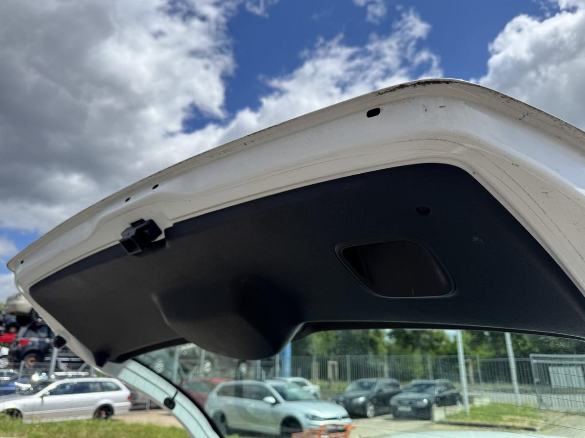 Renault Clio 2 Campus original Heckklappe mit Heckscheibe OV369 Wei&szlig; Facelift Bj.2009